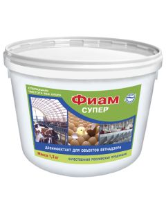 Fiam Super disinfectant for veterinary inspection objects 1.3 kg - cheap price - buy-pharm.com