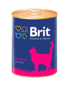 Brit Premium wet food for kittens with lamb 340g - cheap price - buy-pharm.com