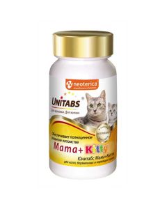 Unitabs Mama + Kitty (Unitabs Maina + Kitty) for kittens and pregnant cats (120 tablets) 60g - cheap price - buy-pharm.com