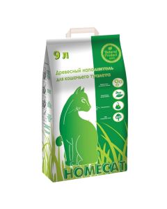 HomeCat wood filler small granules 3kg (9l) - cheap price - buy-pharm.com