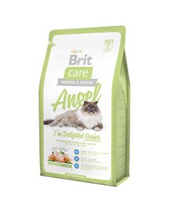 Brit (Brite Care Cat Angel Delighted Senior) for elderly cats 400g - cheap price - buy-pharm.com