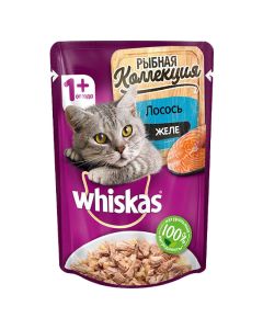 Whiskas spider for adult cats Fish collection Salmon 85g - cheap price - buy-pharm.com