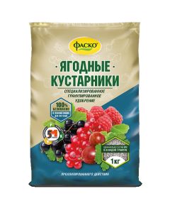 Fertilizer dry Fasco 5M mineral for Berry bushes granulated 1kg - cheap price - buy-pharm.com