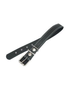 Collar for dogs of medium and large breeds leather single 25mm - cheap price - buy-pharm.com