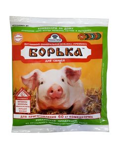 Premix Borka for pigs of all ages (0.5%, with calcium and phosphorus) (300g) - cheap price - buy-pharm.com