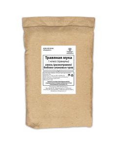 Herbal flour granulated from a mixture of herbs of the 1st class according to GOST R 56383-2015 25kg - cheap price - buy-pharm.com