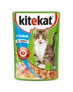 Kitekat fish in sauce 85g - cheap price - buy-pharm.com