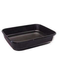 Imac (Felix) toilet for cats black 49.5x39x12 cm - cheap price - buy-pharm.com