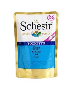 Schesir (Shezir) for kittens tuna 100g - cheap price - buy-pharm.com