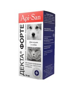 Decta Forte ear drops for otodectosis 10ml - cheap price - buy-pharm.com