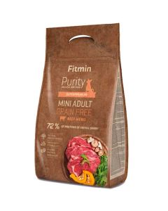 Fitmin Dog Purity food for small breeds of grain-free beef 4kg - cheap price - buy-pharm.com