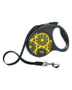Leash-tape for dogs Flexi Joy Lemon L 5m to 50kg, tape - cheap price - buy-pharm.com