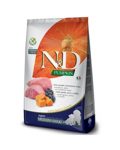 Farmina N&D Puppy Medium & Maxi) food for puppies of medium and large breeds of lamb, blueberries, pumpkin 2,5 kg - cheap price - buy-pharm.com
