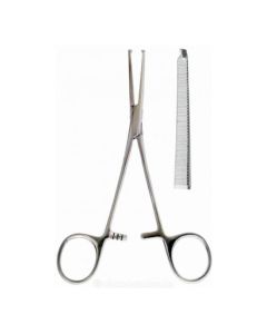 Hemostatic clamp 1-2 teeth straight 160mm - cheap price - buy-pharm.com