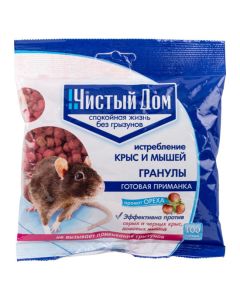 Pure House rat and mouse granules with nut scent 100g - cheap price - buy-pharm.com