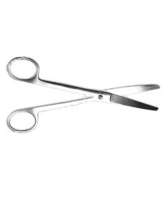 Curved surgical blunt scissors 170mm - cheap price - buy-pharm.com