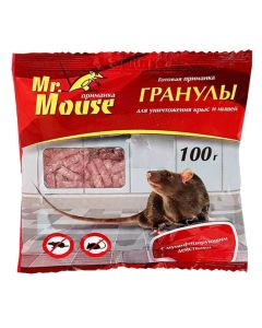 Mr. Mouse rodent pellets 100g - cheap price - buy-pharm.com