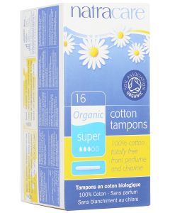 Buy Tampons with Natracare Super applicator, 16 pcs | Online Pharmacy | https://buy-pharm.com