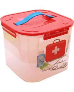 Buy sHome first aid kit Idea storage container 'Deco. First aid kit', with insert, 7 l | Online Pharmacy | https://buy-pharm.com