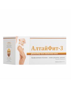 Buy Herbal collection Alfit Plus Altaifit 3, Weight loss, 40 g, 40 | Online Pharmacy | https://buy-pharm.com
