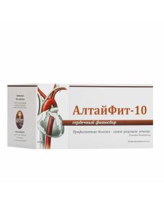 Buy Altaifit-10 Heart Alfit Plus Herbal collection, 40 g, 40 | Online Pharmacy | https://buy-pharm.com