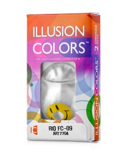 Buy Colored contact lenses ILLUSION RIO 3 months, 0.00 / 14.0 / 8.6, 2 pcs. | Online Pharmacy | https://buy-pharm.com