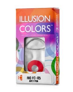 Buy Colored contact lenses ILLUSION RIO 3 months, 0.00 / 14.0 / 8.6, 2 pcs. | Online Pharmacy | https://buy-pharm.com
