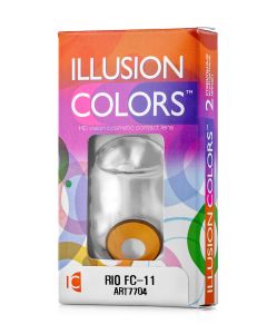 Buy Colored contact lenses ILLUSION RIO 3 months, 0.00 / 14.0 / 8.6, 2 pcs. | Online Pharmacy | https://buy-pharm.com