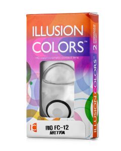 Buy Colored contact lenses ILLUSION RIO 3 months, 0.00 / 14.0 / 8.6, 2 pcs. | Online Pharmacy | https://buy-pharm.com