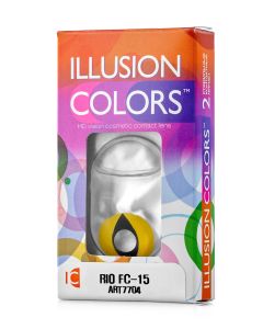Buy Colored contact lenses ILLUSION RIO 3 months, 0.00 / 14.0 / 8.6, 2 pcs. | Online Pharmacy | https://buy-pharm.com