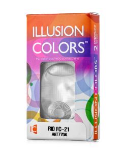 Buy Colored contact lenses ILLUSION RIO 3 months, 0.00 / 14.0 / 8.6, 2 pcs. | Online Pharmacy | https://buy-pharm.com