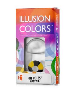 Buy Colored contact lenses ILLUSION RIO 3 months, 0.00 / 14.0 / 8.6, 2 pcs. | Online Pharmacy | https://buy-pharm.com