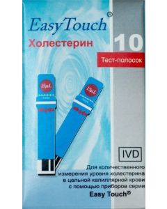 Buy Cholesterol test strips 'EasyTouch', 10 pcs | Online Pharmacy | https://buy-pharm.com