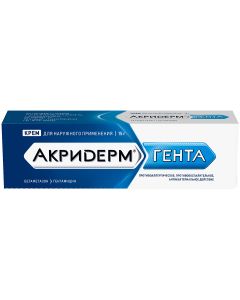 Buy Akriderm GENTA cream d / pl. approx. 0.05% + 0.1% tube 15g | Online Pharmacy | https://buy-pharm.com