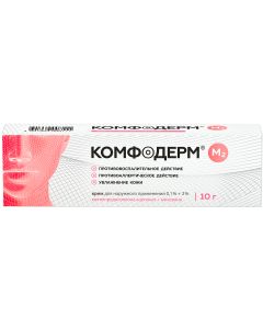 Buy Akrihin Comfoderm M2 cream for external use 0.1% + 2% tube 10g | Online Pharmacy | https://buy-pharm.com