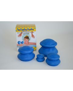 Buy Massage rubber cans for vacuum massage made of anti-allergenic rubber 4 pieces per pack | Online Pharmacy | https://buy-pharm.com