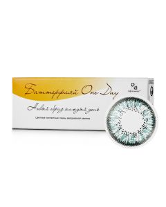 Buy Ophthalmix Colored Contact Lenses BatOneDay Daily, -6.00 / 14.2 / 8.6, blue, 2 pcs. | Online Pharmacy | https://buy-pharm.com