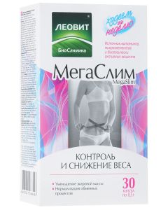 Buy Vitamin-mineral complex Leovit 'MegaSlim', 30 capsules | Online Pharmacy | https://buy-pharm.com