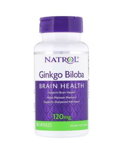 Buy Natrol Ginkgo Biloba antioxidant 120 mg, 60 capsules | Online Pharmacy | https://buy-pharm.com