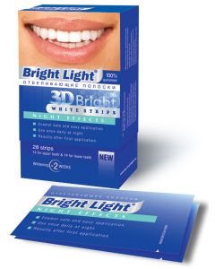 Buy Whitening strips for teeth Bright Light '3D Bright Night Effects' | Online Pharmacy | https://buy-pharm.com