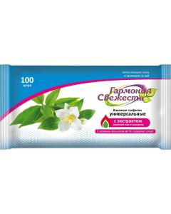 Buy Harmony of Freshness Wet wipes, universal, 100 pcs | Online Pharmacy | https://buy-pharm.com