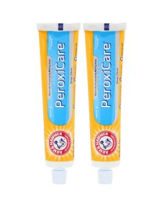 Buy Arm & Hammer, PeroxiCare , Deep clean, anti-caries toothpaste with fluoride, pure peppermint, double wrapping, 6.0 ounces (170 g) each | Online Pharmacy | https://buy-pharm.com