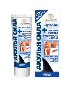 Buy Shark power. Gel-balm for the body in the area of  joints with glucosamine, chondroitin, formic acid, cinquefoil, 100 ml | Online Pharmacy | https://buy-pharm.com