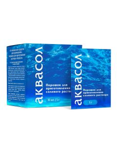 Buy Hygienic means for washing, powder for preparation of' AquaSol 'solution , 5 g # 30 | Online Pharmacy | https://buy-pharm.com