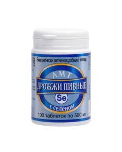 Buy Brewer's yeast AMT with selenium Amateg, 100 pcs, 500 mg each  | Online Pharmacy | https://buy-pharm.com