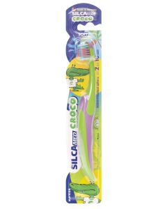 Buy Silca Putzi Toothbrush Croco for children from 2 to 10 years | Online Pharmacy | https://buy-pharm.com