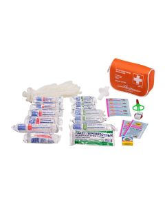 Buy Automobile first aid kit in a textile case (Complies with the traffic police requirements) (AM-01) | Online Pharmacy | https://buy-pharm.com