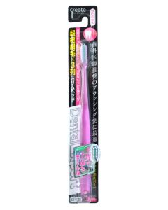 Buy Create Toothbrush with narrow cleaning head and super fine bristles, soft, color: pink | Online Pharmacy | https://buy-pharm.com