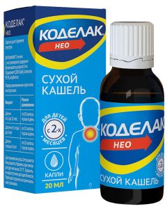 Buy Codelac Neo Drops for internal use 5 mg / ml, 20 ml | Online Pharmacy | https://buy-pharm.com