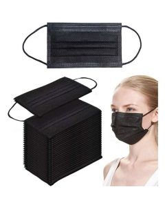Buy Medical mask, black, 50 pieces | Online Pharmacy | https://buy-pharm.com